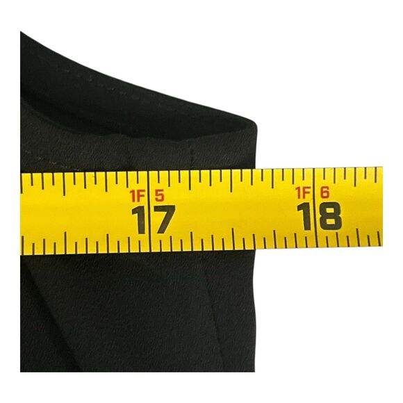 WHITE HOUSE BLACK MARKET Sleeveless Flounce Ruffled Blouse Top WHBM Size 4 NWT - Picture 5 of 14